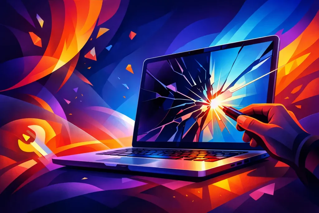 How to Fix Cracked Laptop Screen Without Risk