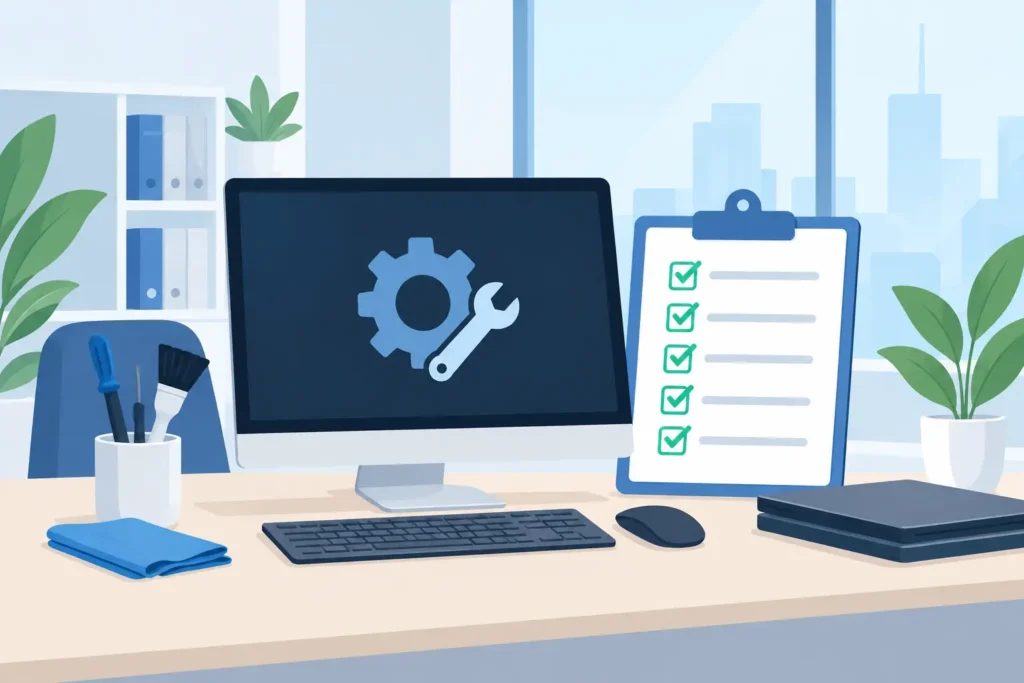 Office Computer Maintenance Checklist for SMBs