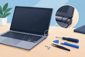 How to Repair Cracked Laptop Hinge Safely