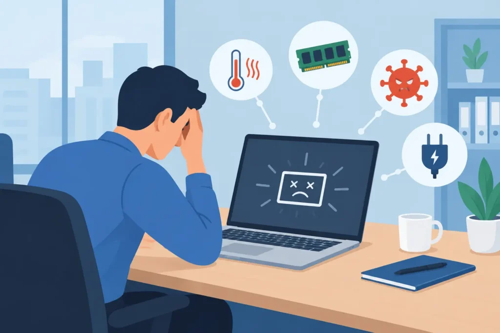 What Causes Frequent Computer Crashes at Work?